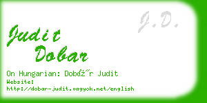 judit dobar business card